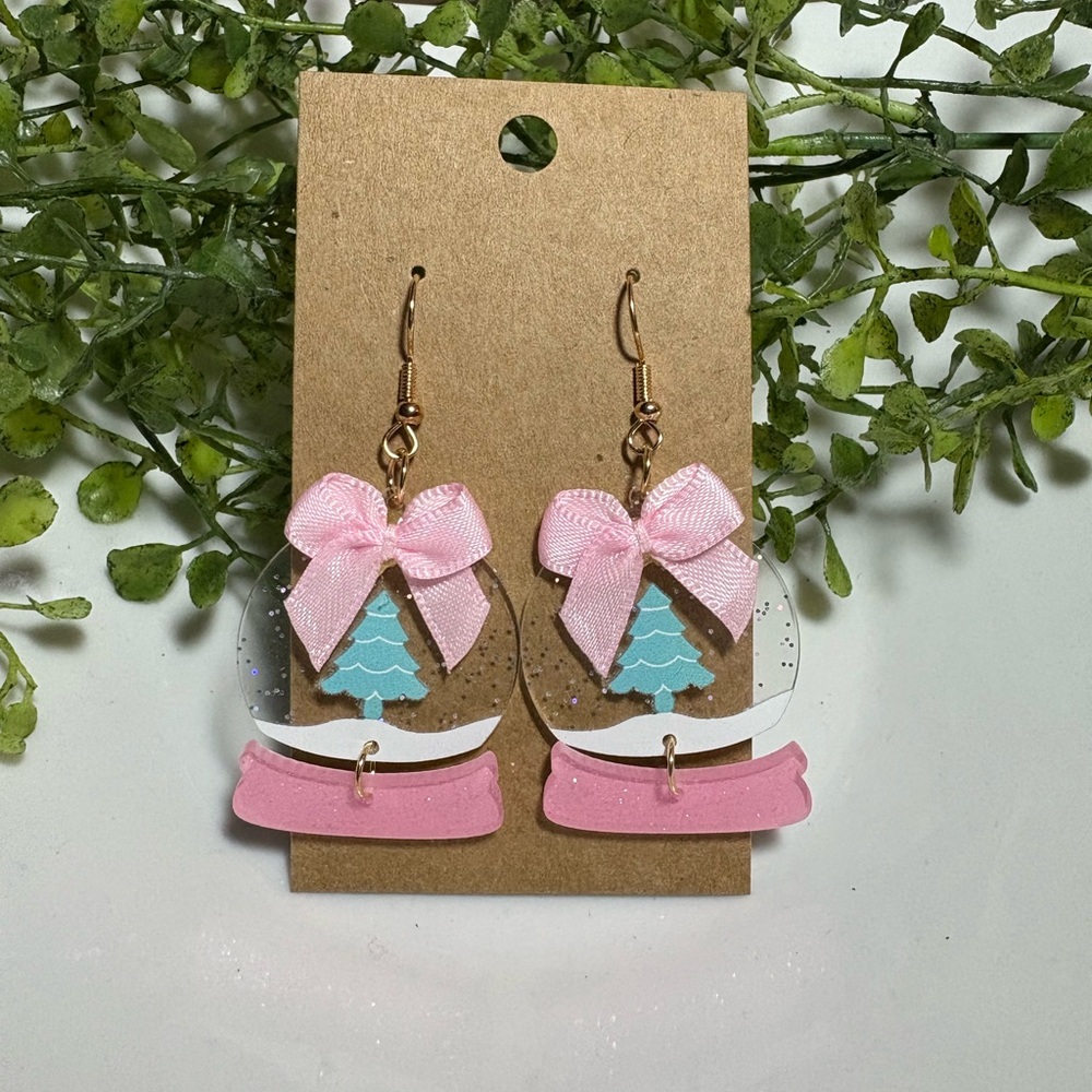 Snow Globe Earrings